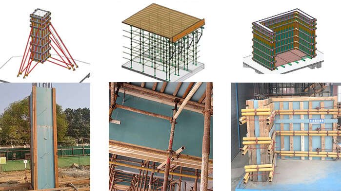 plastic concrete formwork